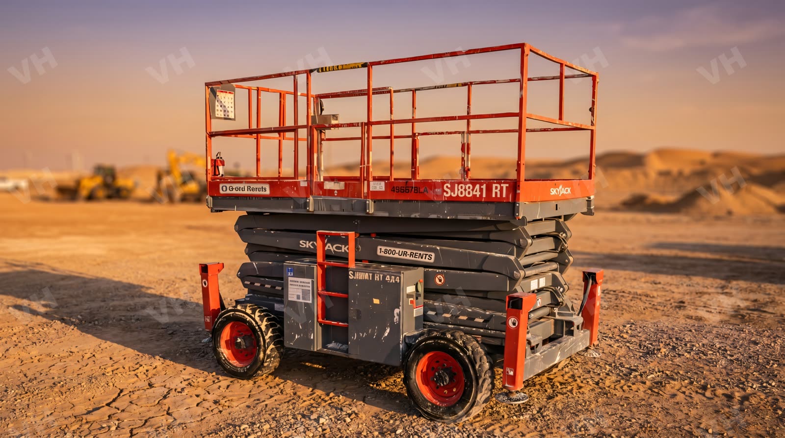 2017 Skyjack SJ8841RT SCISSOR LIFT 36-49' IC 4WD