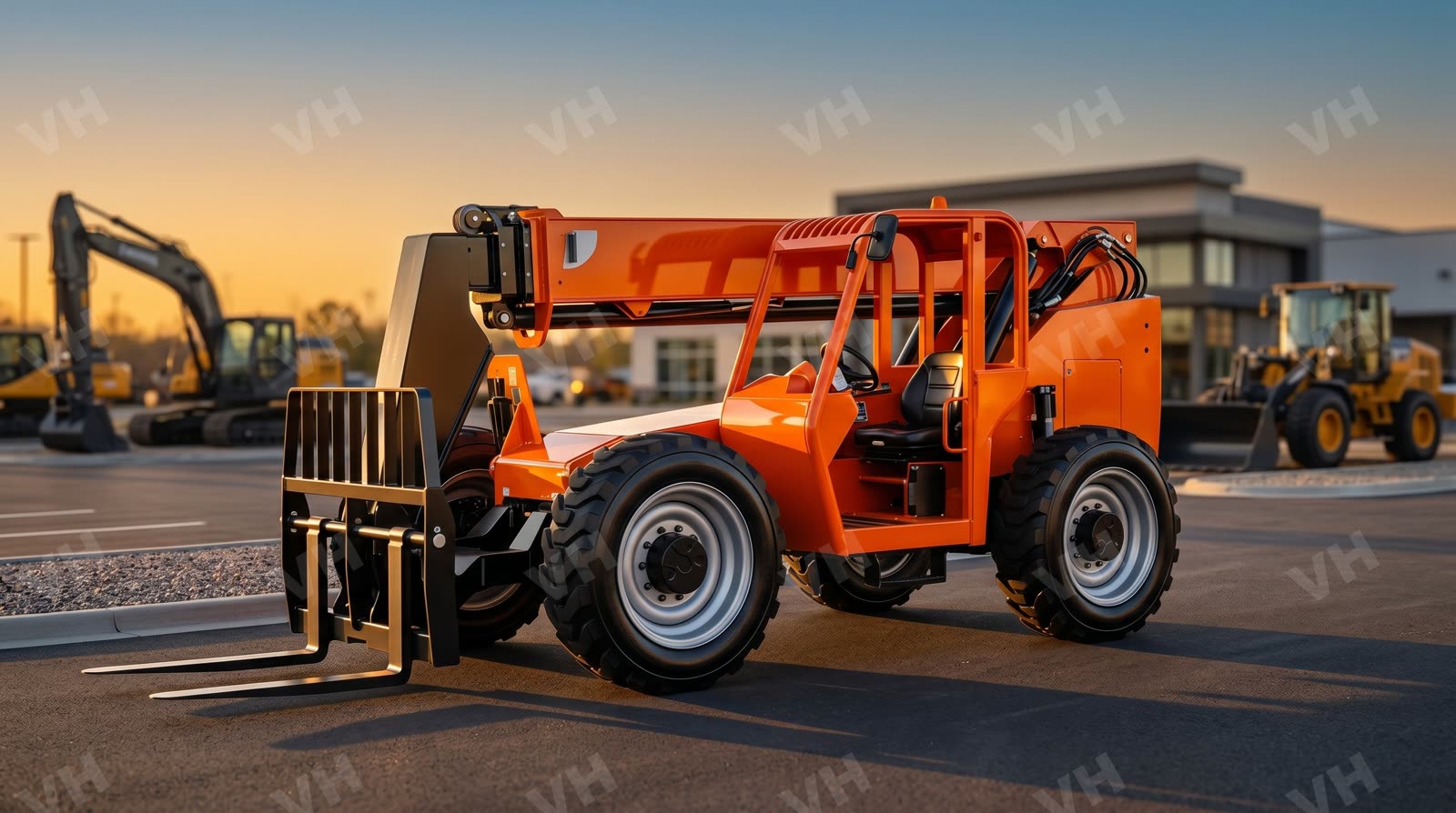 2017 SkyTrak 10054 FORKLIFT VARIABLE REACH 10000# 50'-62'