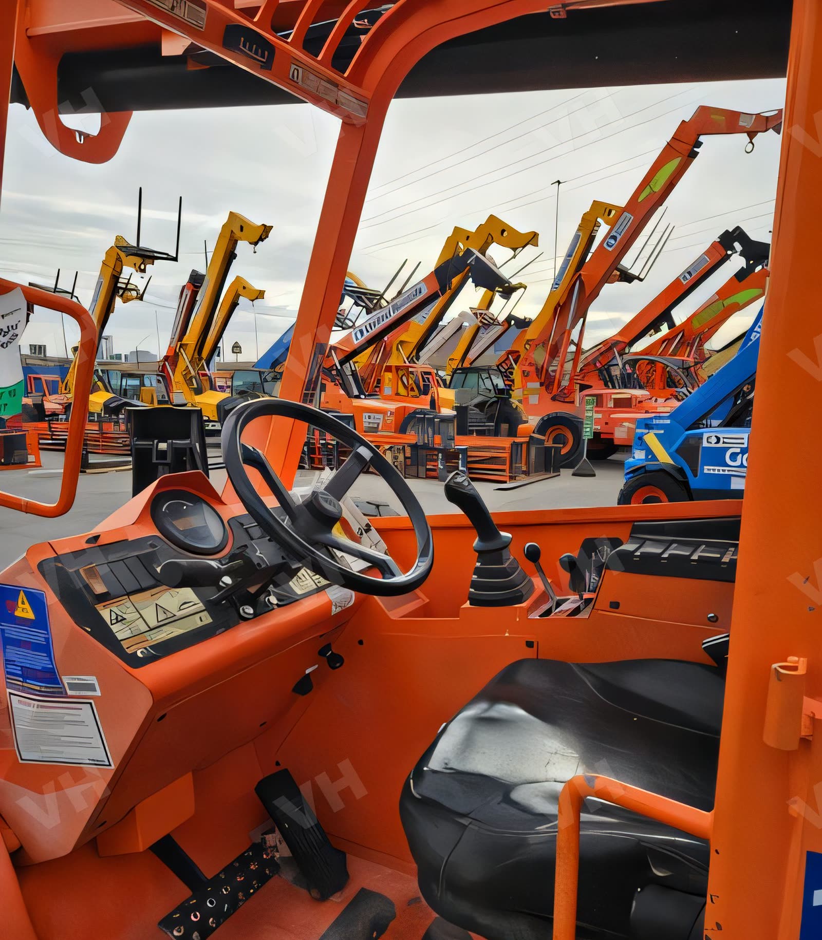 2017 SkyTrak 10054 FORKLIFT VARIABLE REACH 10000# 50'-62' photo 5