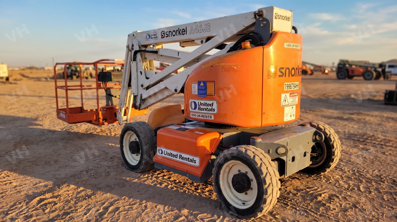 2017 Snorkel A46JE Boom 43-46' Articulating Electric