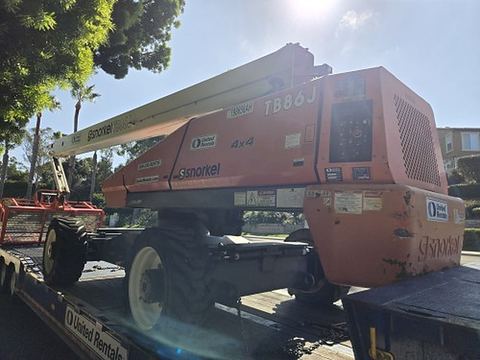 2017 SNORKEL TB86J Boom 84-86' Telescopic 4Wd