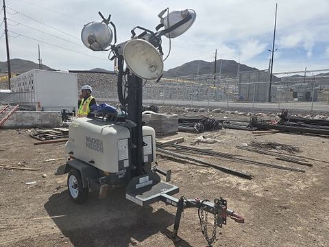 2017 WACKER LTN8K-V S Light Tower Hydraulic Boom Towable