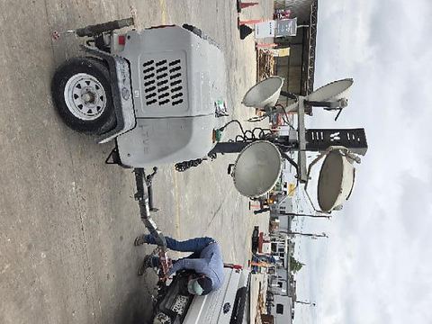2017 WACKER LTV6K Light Tower,4-7Kw Vert Mast