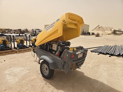 2018 ATLASCOPCO XAS185KD7 T4F Compressor 175-195 Cfm
