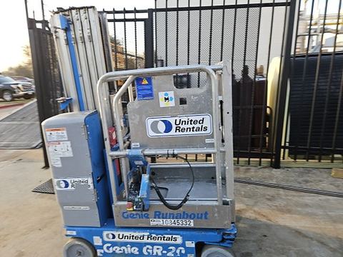 2018 GENIE GR-20 Vertical Lift 18-20' Elec Self Propelled