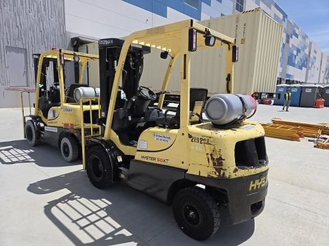 2018 HYSTER H50XT Forklift Whse 5000# Lp Only Quadmast