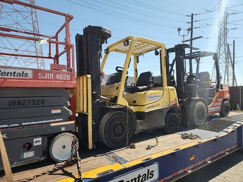 2018 HYSTER H50XT Forklift Whse 5000# Lp Only Quadmast