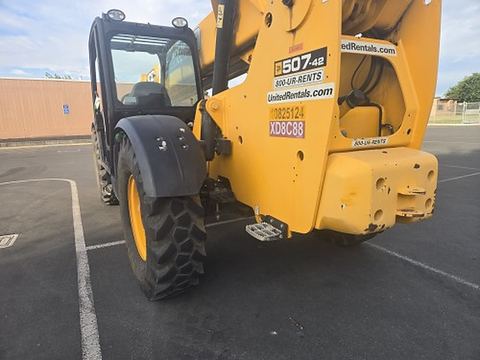 2018 JCB 507-42 Forklift Variable Reach 7000# 38-44'
