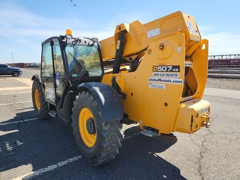 2018 JCB 507-42 Forklift Variable Reach 7000# 38-44'