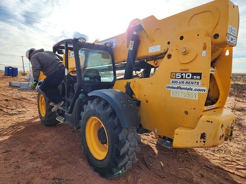 2018 JCB 510-56 Forklift Variable Reach 10000# 50'-62'