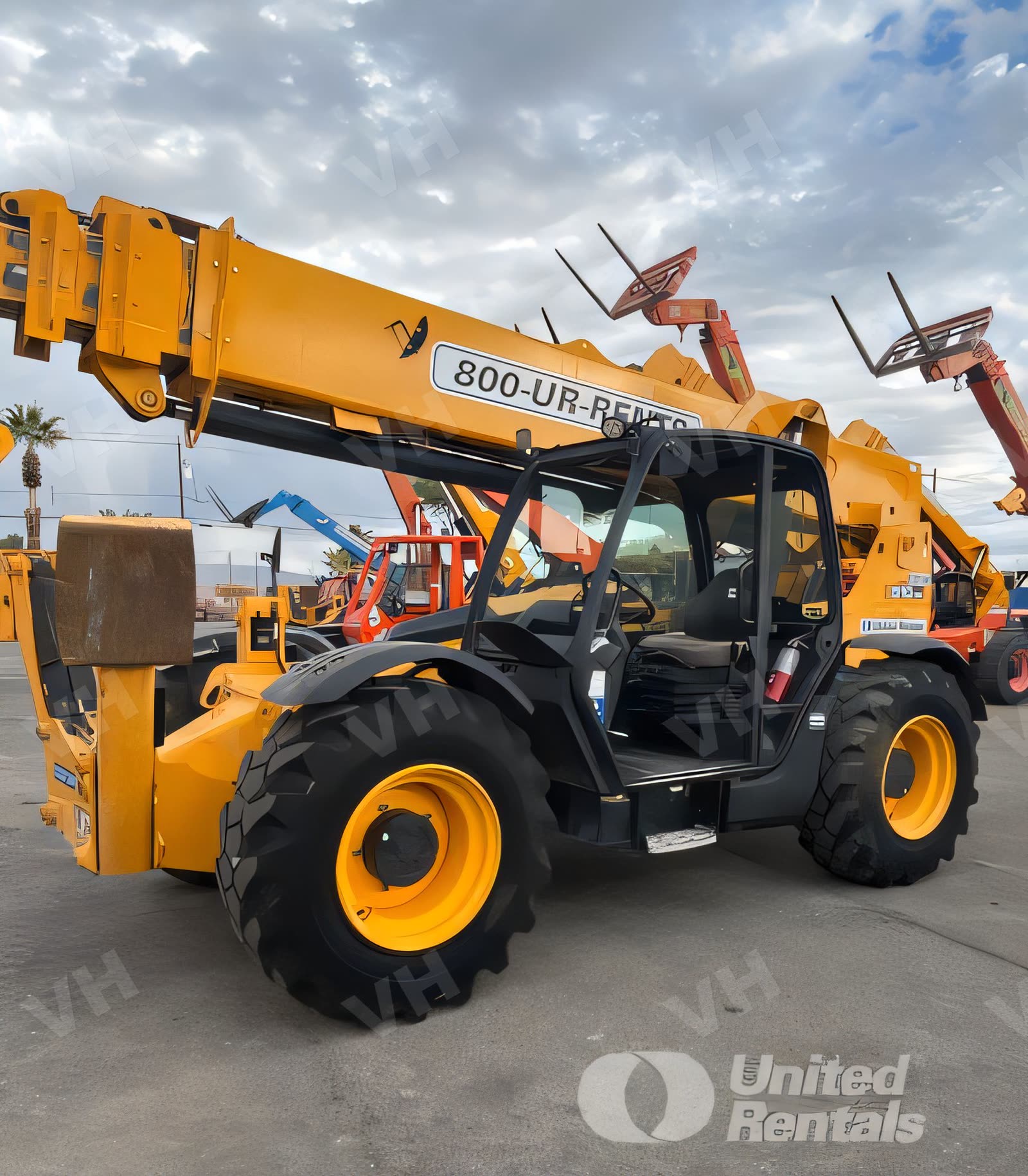 2018 JCB 510-56 FORKLIFT VARIABLE REACH 10000# 50'-62'
