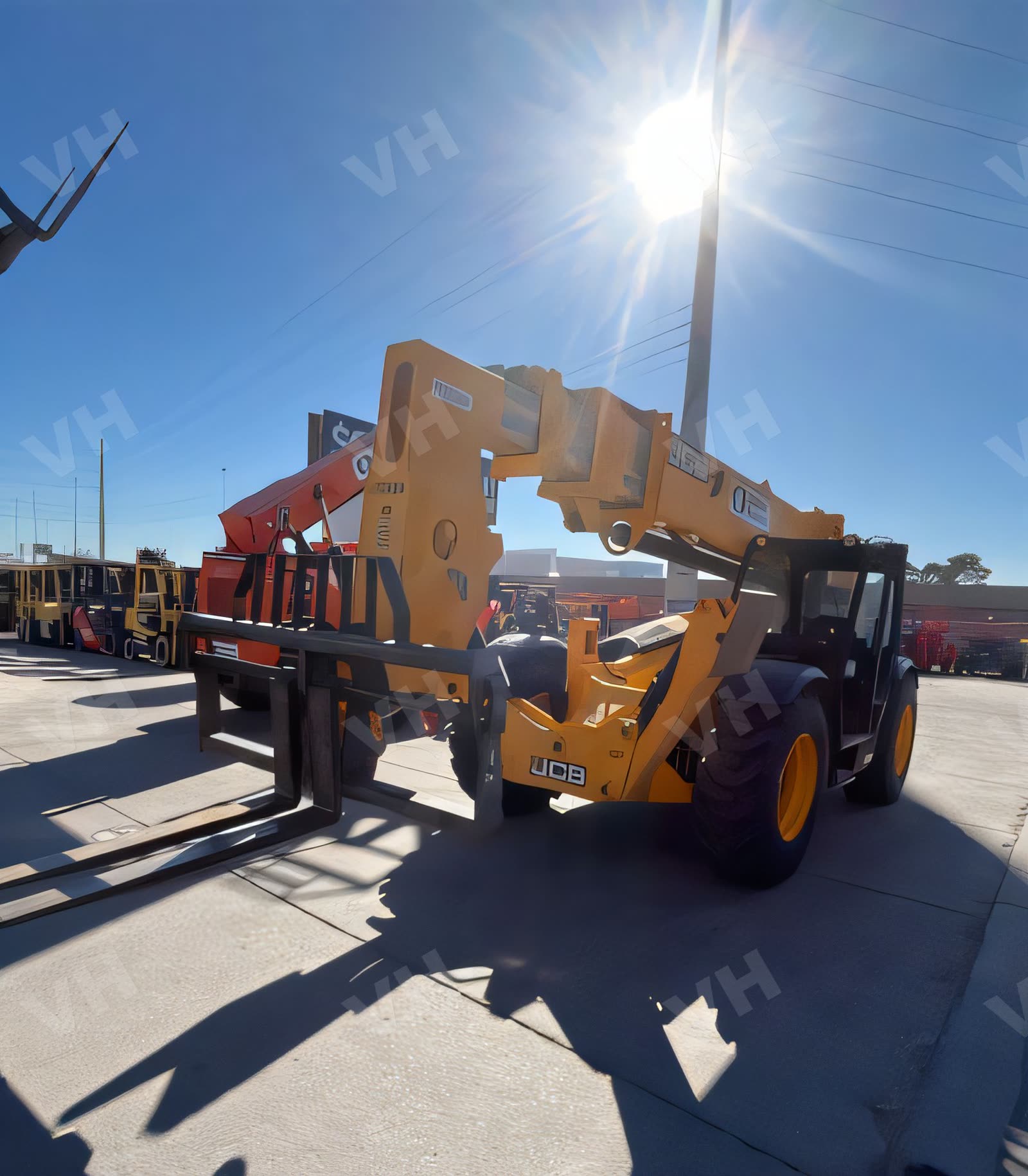 2018 JCB 510-56 FORKLIFT VARIABLE REACH 10000# 50'-62'