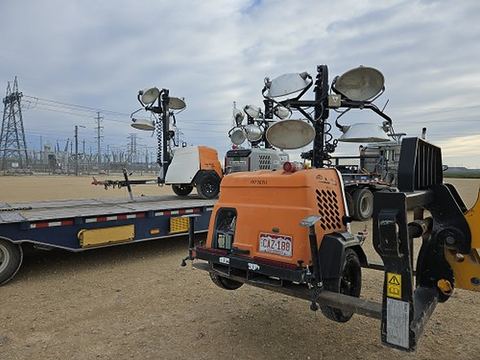 2018 MAGNUM PRO MLT6SM Light Tower,4-7Kw Vert Mast