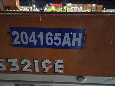 2018 SNORKEL S3219E Scissor Lift 19' Electric