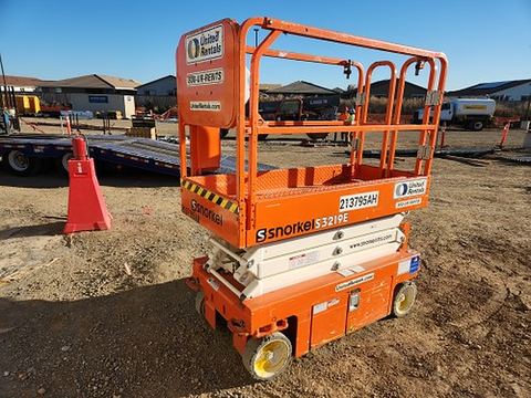 2018 SNORKEL S3219E Scissor Lift 19' Electric