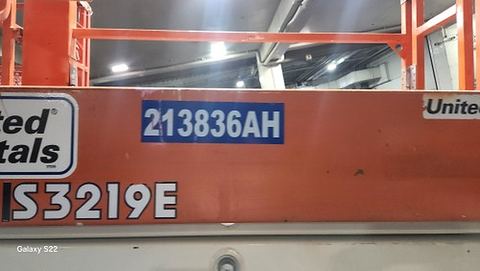 2018 SNORKEL S3219E Scissor Lift 19' Electric