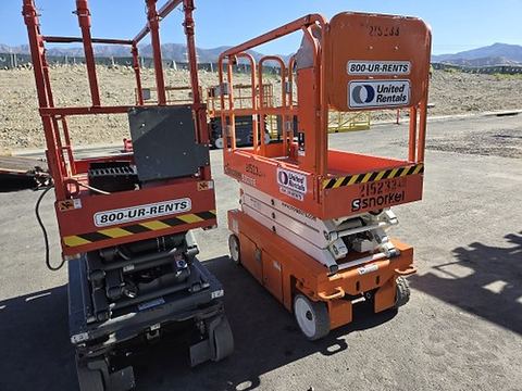 2018 SNORKEL S3219E Scissor Lift 19' Electric