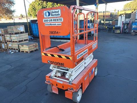 2018 SNORKEL S3219E Scissor Lift 19' Electric