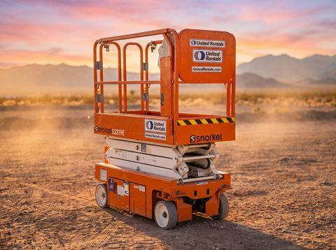 2018 SNORKEL S3219E Scissor Lift 19' Electric