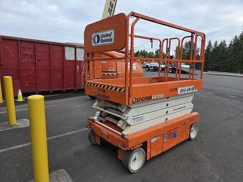 2018 SNORKEL S4726E Scissor Lift 24-26' Electric 46-68" Wide