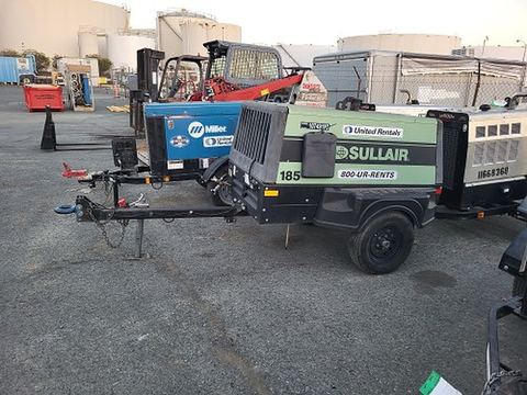 2018 SULLAIR 185DPQ-KU-T3 Compressor 175-195 Cfm