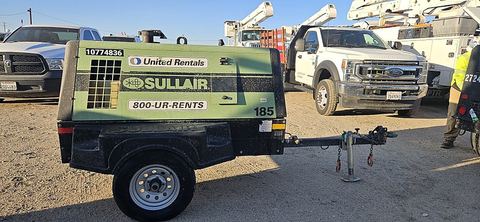 2018 SULLAIR 185DPQ-KU-T3 Compressor 175-195 Cfm
