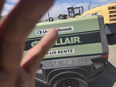 2018 SULLAIR 185DPQ-KU-T3 Compressor 175-195 Cfm