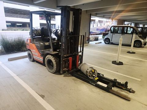 2018 TOYOTA 8FGU25 Forklift Whse 5000# Gas/Lp