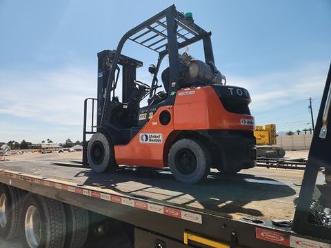2018 TOYOTA 8FGU25 Forklift Whse 5000# Low Profile Gas/Lp