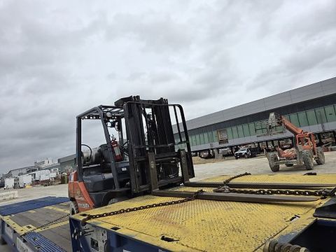 2018 TOYOTA 8FGU25 Forklift Whse 5000# Low Profile Gas/Lp