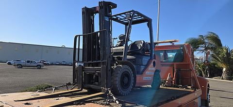 2018 TOYOTA 8FGU25 Forklift Whse 5000# Low Profile Gas/Lp