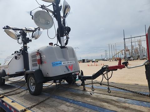 2018 WACKER LTV6K Light Tower,4-7Kw Vert Mast