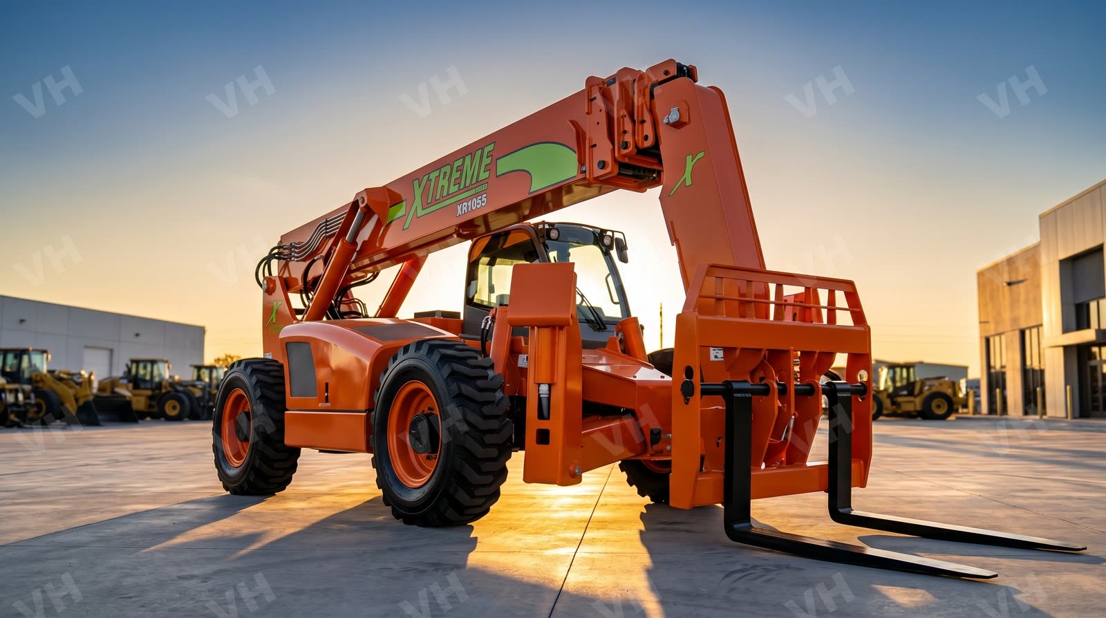 2018 Xtreme XR1055 FORKLIFT VARIABLE REACH 10000# 50'-62'