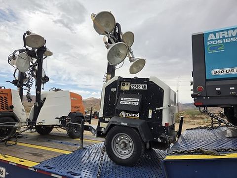 2019 ALLMAND BR NLV-ML3EC Light Tower,4-7Kw Vert Mast