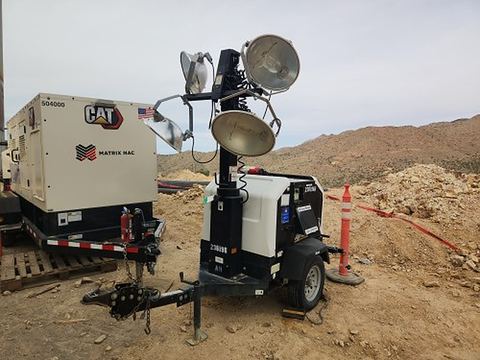 2019 ALLMAND BR NLV-ML3EC Light Tower,4-7Kw Vert Mast