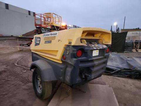 2019 ATLASCOPCO XAS185KD7 T4F Compressor 175-195 Cfm