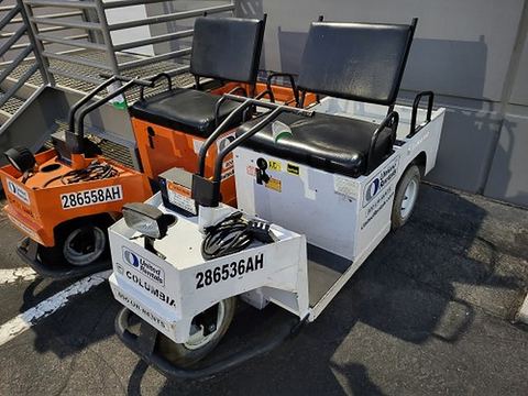 2019 COLUMBIA EX21-T-24 Industrial Electric Cart 3 Wheeled