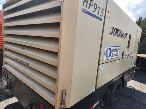 2019 DOOSAN HP915WCU-T4F Compressor 850-900 Cfm Gas/Diesel