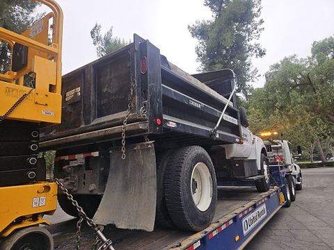 2019 FORD F-750 GAS Truck Dump 5 Yard Non Cdl Gas