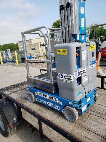 2019 GENIE GR-20 Vertical Lift 18-20' Elec Self Propelled
