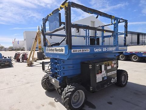 2019 GENIE GS-3369 RT Scissor Lift 30-35' Ic 4Wd