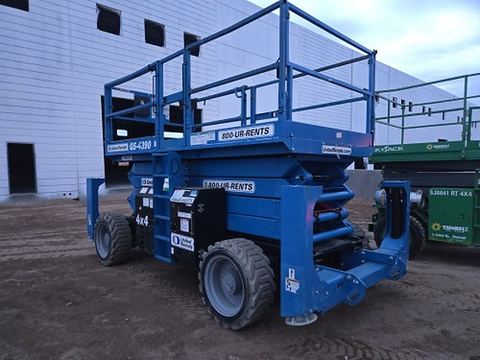 2019 GENIE GS-4390 RT Scissor Lift 36-49' Ic 4Wd