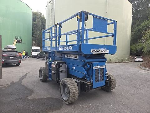 2019 GENIE GS-4390 RT Scissor Lift 36-49' Ic 4Wd