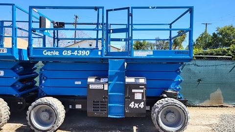 2019 GENIE GS-4390 RT Scissor Lift 36-49' Ic 4Wd