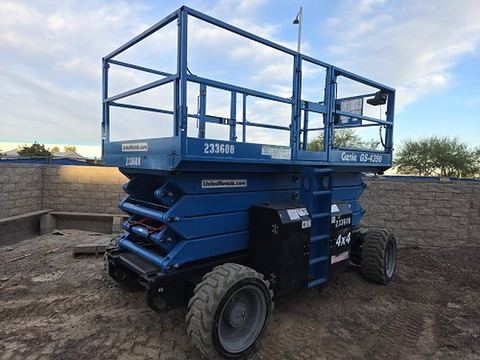 2019 GENIE GS-4390 RT Scissor Lift 36-49' Ic 4Wd
