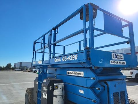 2019 GENIE GS-4390 RT Scissor Lift 36-49' Ic 4Wd