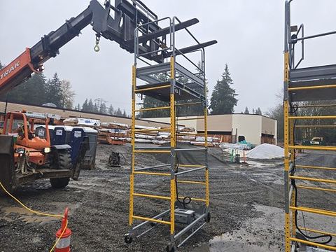 2019 GRANITE MODEL M Fixed Height Mobile Platform 5'Or 8'Elec