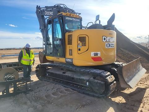 2019 JOHN DEERE 135G Excavator 30000-34999#reduced Tail Swing