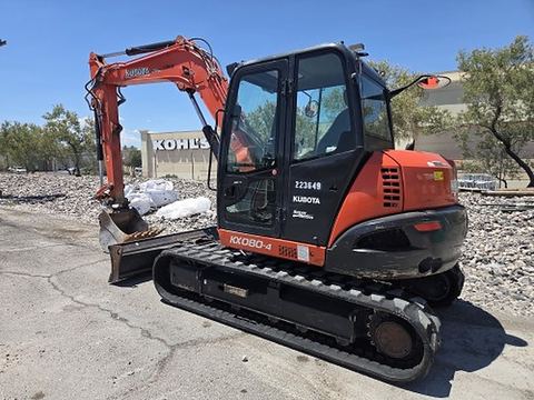 2019 KUBOTA KX080-4SR3A Mini Excavator 14001-19999#