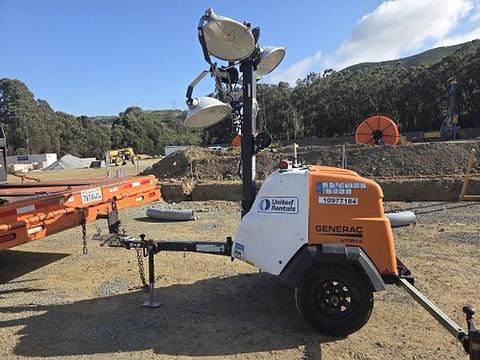 2019 MAGNUM PRO MLT6SM Light Tower,4-7Kw Vert Mast